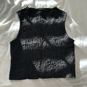 Stradivarius Black Tank